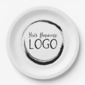 Zet mijn Logo op een Papieren Bordje (Voorkant)