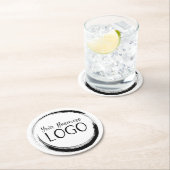 Zet mijn Logo op een Ronde Kartonnen Onderzetter (Insitu)