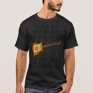 Zet mijn versterker neer Jazz gitarist Funny T-shirt