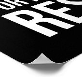 Zet mislukking in een het opvoeren steen in Succes Poster (Hoek)