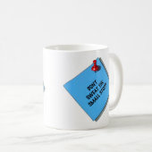 ZET NIET DE KLEINE STUFF MEMO KOFFIEMOK (Voorkant rechts)