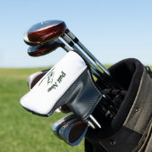 Zet nu werk later grappige golf geschenken golfheadcover (Insitu)