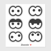 Zet oogballen op je spullen met deze Stickers (Vel)