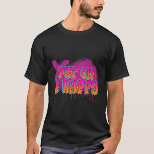 Zet op een gelukkig muzikaal leuk grapje t-shirt