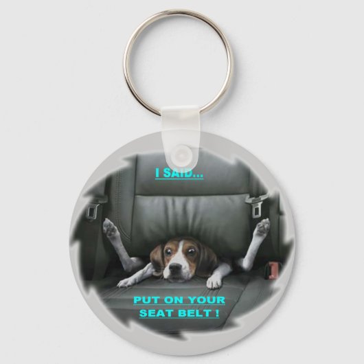 ZET OP JE ZITTGORDEL SLEUTELHANGER (Voorkant)