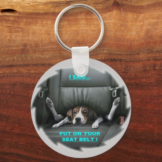 ZET OP JE ZITTGORDEL SLEUTELHANGER (Voorkant)