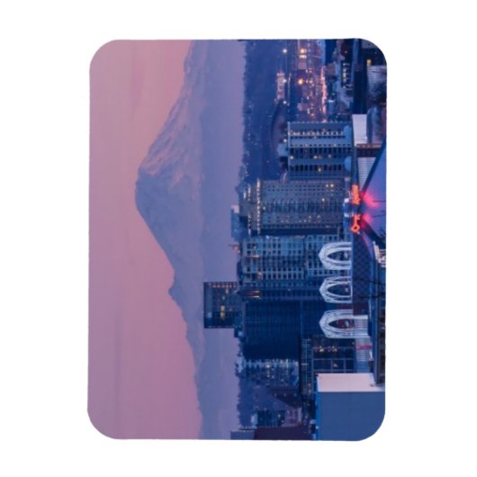 Zet Rainier op de achtergrond. Magneet (Verticaal)