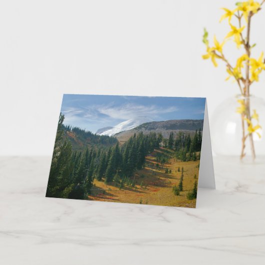 Zet Regenachtiger wenskaart op Kaart (Gele Bloem)