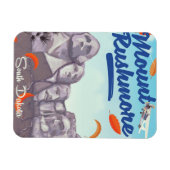 Zet Rushmore  de reisposter van de Stijl op. Magneet (Horizontaal)