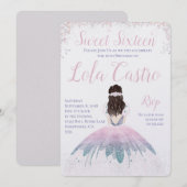 ZET SIXTEEN INVITE KAART (Voorkant / Achterkant)