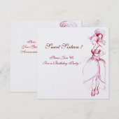 ZET SIXTEEN PARTIJ, rood roze wit ijs Kaart (Voorkant / Achterkant)