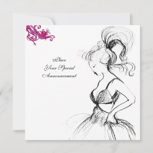 ZET SIXTEEN PARTIJMONOGRAM, rood zwart-wit Kaart (Achterkant)