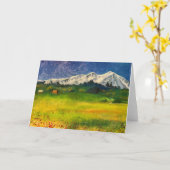 Zet Sopris in Carbondale, Colorado op Kaart (Gele Bloem)