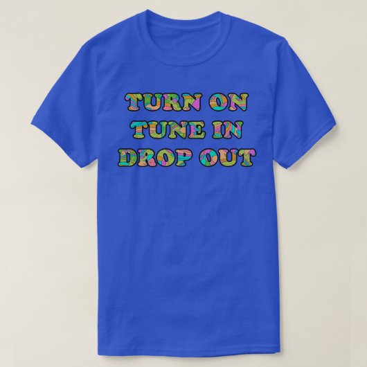 Zet Tune in Drop Out T-shirt (Design voorkant)