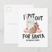 Zet uit voor Sinterklaas Hij komt altijd grappig K Uitnodiging Briefkaart (Voorkant / Achterkant)