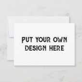 Zet uw eigen ontwerp Care Instruction Kaart (Voorkant)