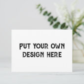 Zet uw eigen ontwerp Care Instruction Kaart (Staand voorkant)