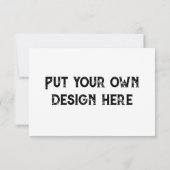 Zet uw eigen ontwerp Care Instruction Kaart (Achterkant)