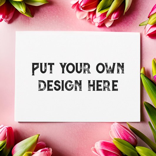 Zet uw eigen ontwerp Care Instruction Kaart