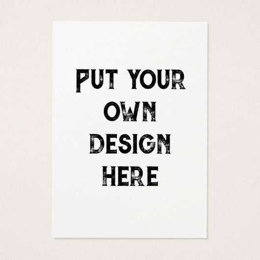 Zet uw eigen ontwerp ketting oorbellen Display Kaa Visitekaartje (Achterkant)