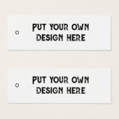 Zet uw eigen ontwerp Prijs Label Mini Visitekaartjes (Voorkant /achterkant)