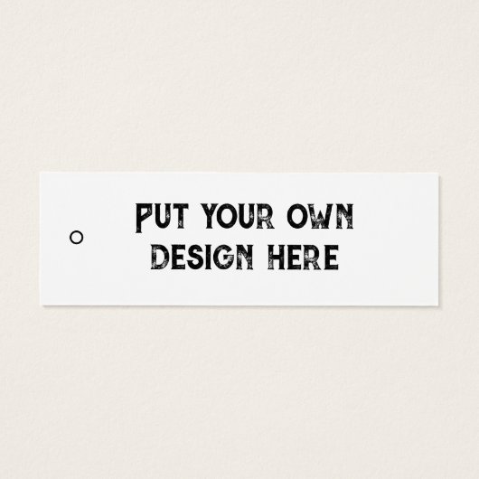 Zet uw eigen ontwerp Prijs Label Mini Visitekaartjes (Achterkant)