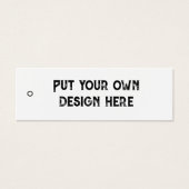 Zet uw eigen ontwerp Prijs Label Mini Visitekaartjes (Voorkant)