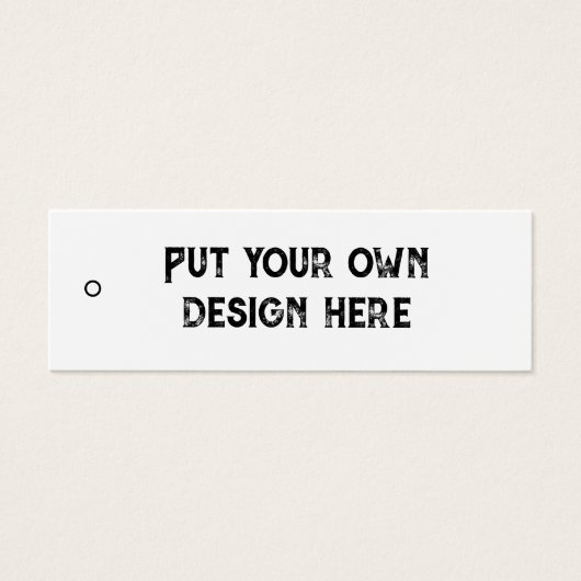 Zet uw eigen ontwerp Prijs Label Mini Visitekaartjes (Voorkant)