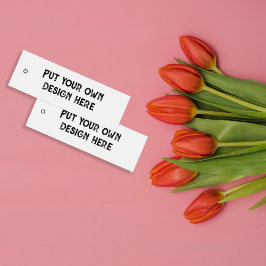 Zet uw eigen ontwerp Prijs Label Mini Visitekaartjes