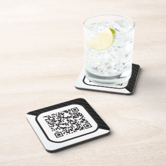 Zet uw Scannable QR code op deze Onderzetter
