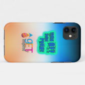 Zet uw telefoon uit Case-Mate iPhone case (Achterkant (horizontaal))
