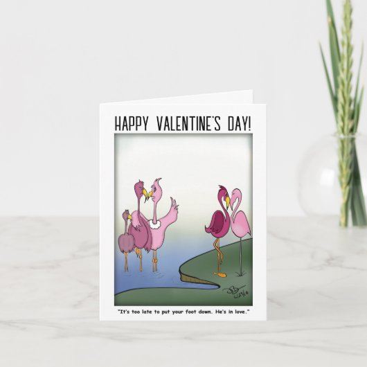 Zet uw voet neer gevouwen Notitiekaart (Voorkant)