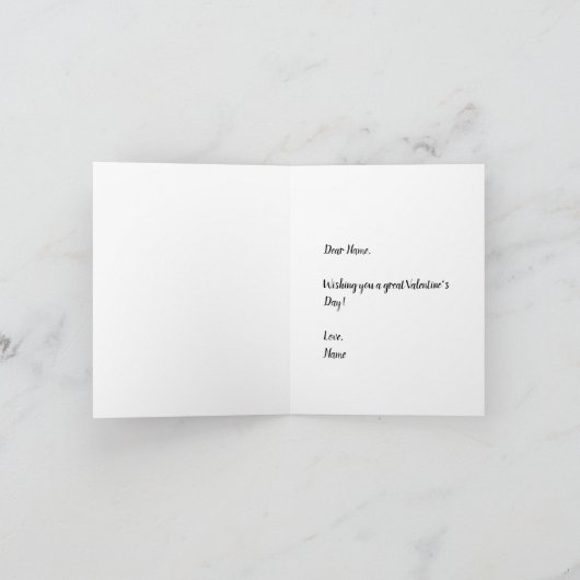 Zet uw voet neer gevouwen Notitiekaart (Binnen)