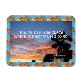 Zet Vertrouwen in de Ruimte Inspirerend Magnet van Magneet