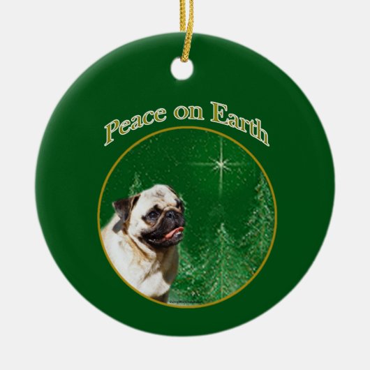 Zet vrede keramisch ornament (Voorkant)
