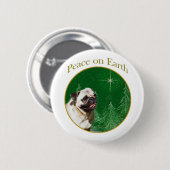 Zet vrede ronde button 5,7 cm (Voorkant /achterkant)