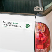 Zet wat Groen in het Witte Huis v2 Bumpersticker (Op Truck)