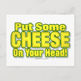 Zet wat KAAS op je hoofd. Briefkaart