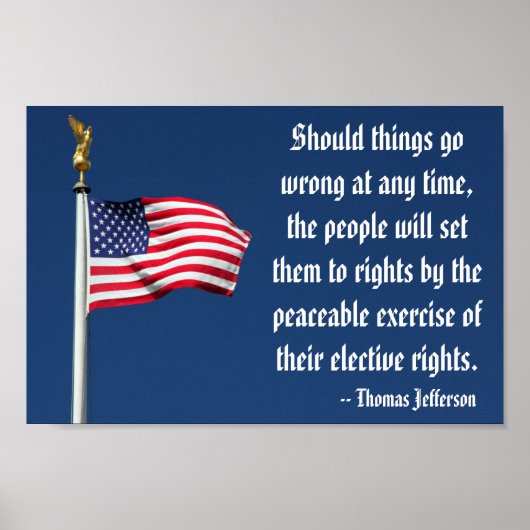 Zet ze goed...kiesrechten, Poster Jefferson (Voorkant)