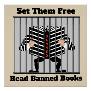Zet ze vrij. Lees het Poster van de Boeken van de