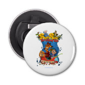 Zet Zeil voor een Funny Tale Button Bottle Opener (Voorkant)