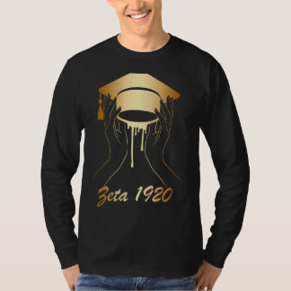 Zeta 1920 Afrikaans-Amerikaanse historische zwarte T-shirt