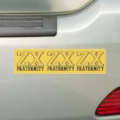 Zeta Chi Bumpersticker (Op auto)
