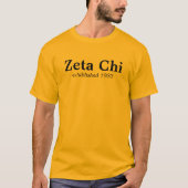 Zeta Chi lange hoes T-shirt (Voorkant)