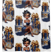 Zeta Glam Shower Curtain Douchegordijn (Voorkant)