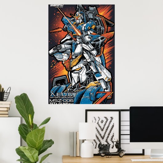 Zeta Gundam Poster (Thuiskantoor)