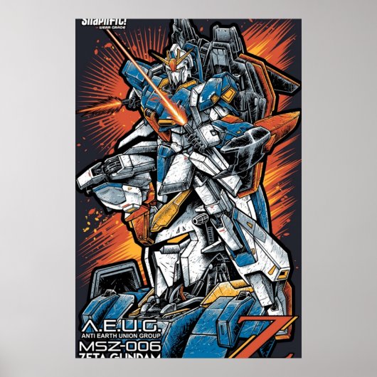 Zeta Gundam Poster (Voorkant)