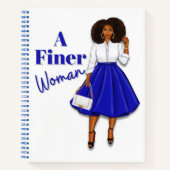 Zeta Phi Beta geïnspireerd spirrood Notitieboek (Voorkant)