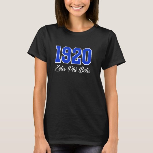 Zeta Phi Beta Sorority Parafernalia, Zeta Phi Bet T-shirt (Voorkant)