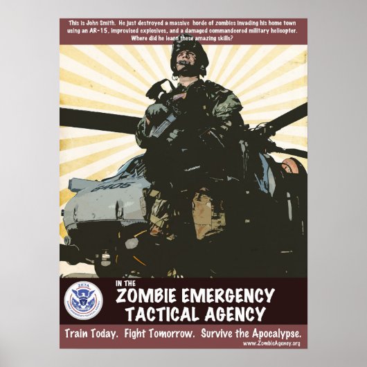 ZETA-Poster - Helikopter Poster (Voorkant)